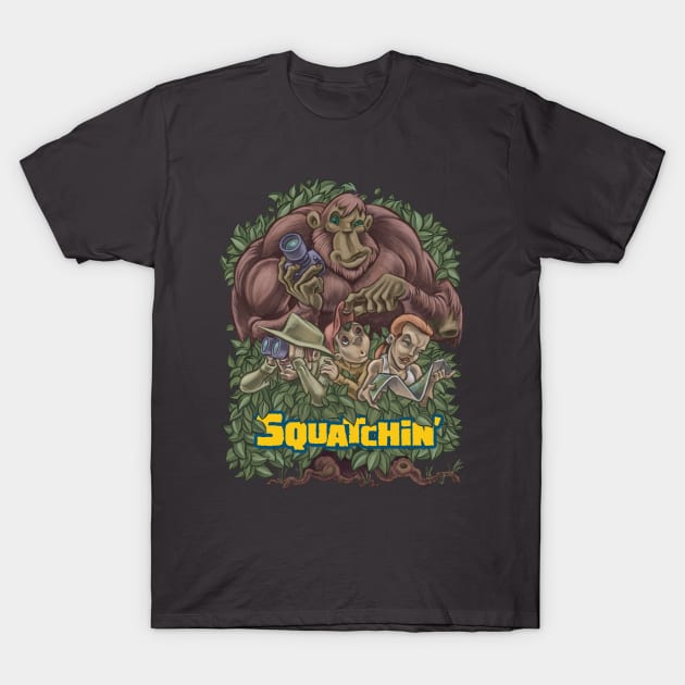 Squatchin' T-Shirt by majanation